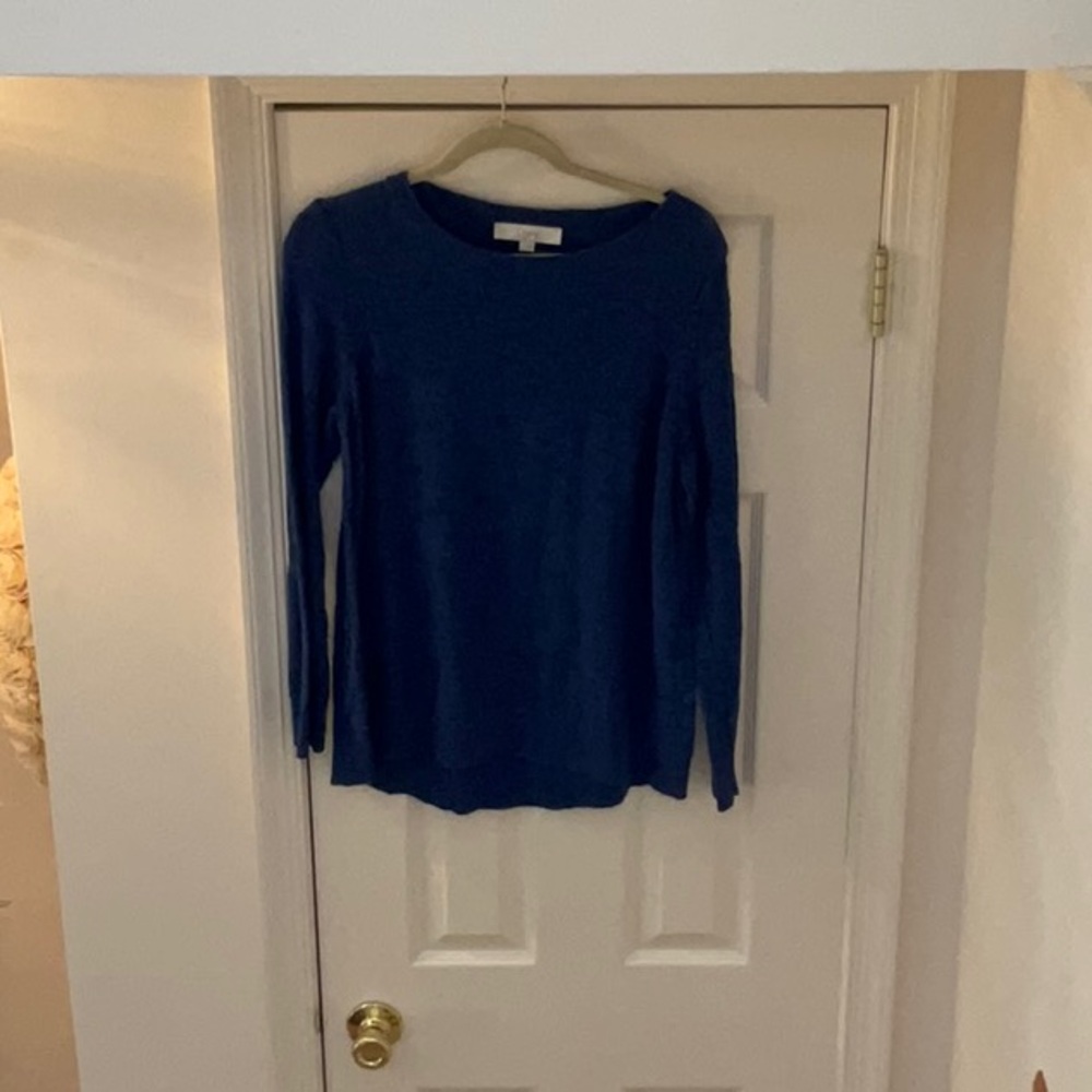 LOFT Royal Blue Knit Top